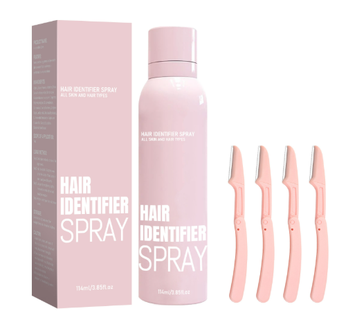 Hair Identification Spray for Gentle Facial Hair Removal